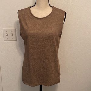 Ralph Lauren Gold Metalic Tank